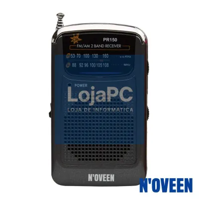 Rádio Portátil AM/FM A Pilhas Preto NOVEEN