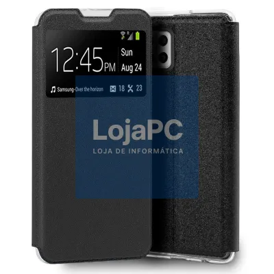 COOL Flip Cover for Samsung A426 Galaxy A42 5G Smooth Black