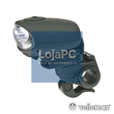 LUZ DE SEGURANÇA P/ BICICLETAS C/ 3 LEDS VELLEMAN