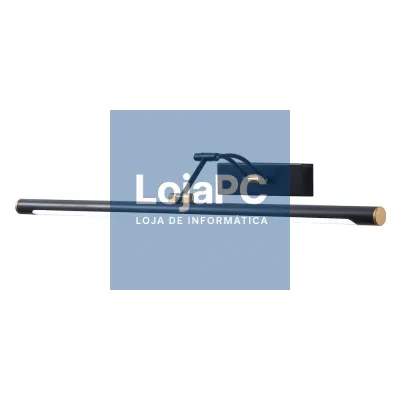 Candeeiro LED 9W 990lm 500mm 4000K IP44 Preto ADVITI