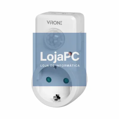 Ficha Elétrica Adaptadora 1x Schuko C/ Sensor Movimentos