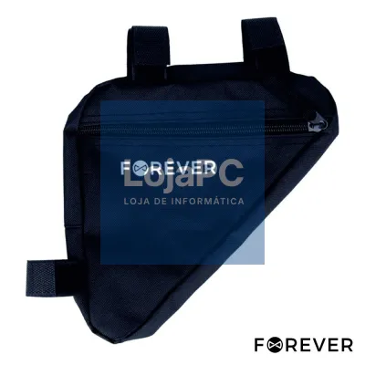 Bolsa de Bicicleta P/ Quadro Preta FOREVER