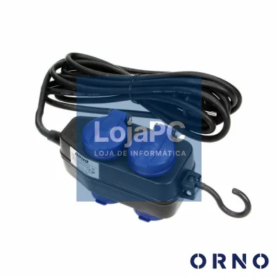 Extensão Elétrica Adaptadora 4x Schuko 5M IP44 ORNO