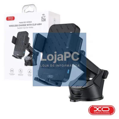 Suporte Telemóvel Com Carregador Indução Qi 15W PD XO