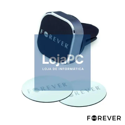 SUPORTE MAGNÉTICO UNIVERSAL TELEMÓVEL E GPS PRETO FOREVER