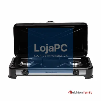 Fogão Gás Com 2 Queimadores Preto MelchioniFamily