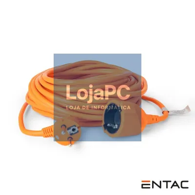 Extensão Elétrica 1x Schuko 3G1.5 20m Laranja ENTAC
