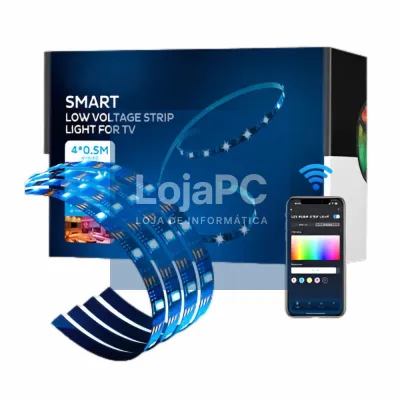 Conjunto 4 Fitas LED Smart RGB WI-FI 4x 0.5m