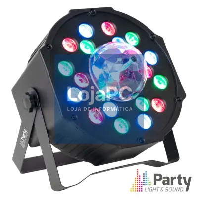 Projetor Par C/ 18 LEDS Astro DMX PARTY