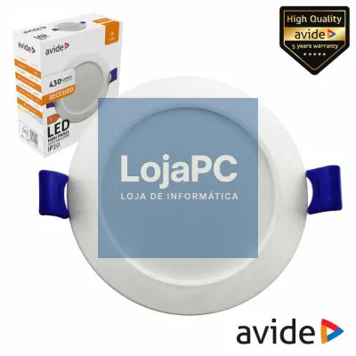 Painel LEDS Redondo 5W 170mm 4000k 430lm AVIDE