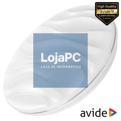 Aplique LED Redondo 24W 380mm 6400K 2200lm Selene AVIDE