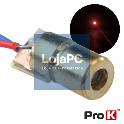 MÓDULO LASER VERMELHO 5MW PROK