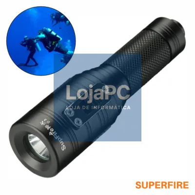 Lanterna de Mergulho 10W 1000lm  SUPERFIRE