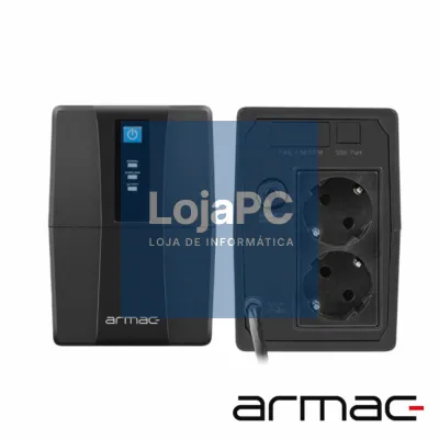UPS Interativa LED 650VA 390W 2xSchuko ARMAC