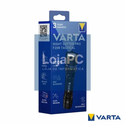 Lanterna LED Night Cutter PRO F20R 1000lm Tática VARTA