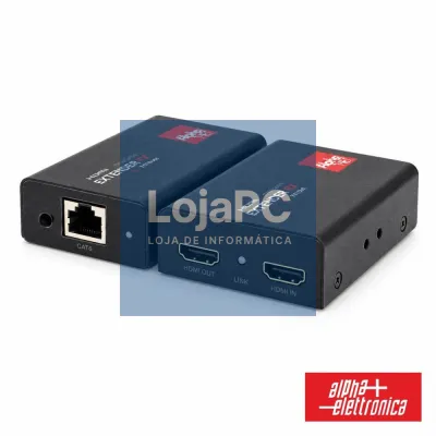 Receptor E Transmissor HDMI Via RJ45 CAT6 PoE Loop EDID 50m