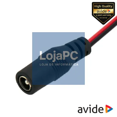 Ficha DC Fêmea P/ Fita de LEDS 12V Monocor AVIDE
