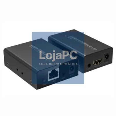 Extensor de Sinal HDMI Via RJ45 CAT6 POC Loop 60m