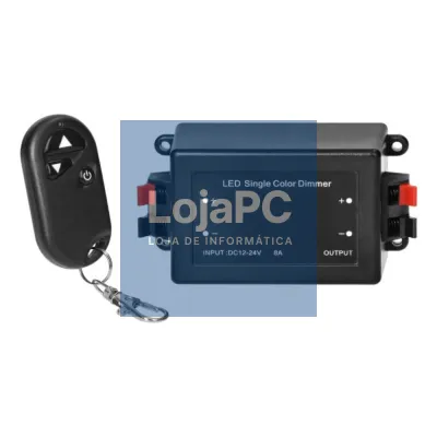 Regulador De Luz LED Dimmer 12-24V 8A RF VIRONE