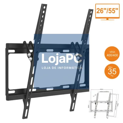 SUPORTE LCD/LED 26/55" VESA 400/400 35KG