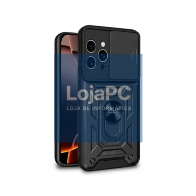 COOL IPHONE 16 PRO HARD RING BLACK CASE RING SUPPORT/MAGNET/EXTRA REINFORCEMENT 8434847075372