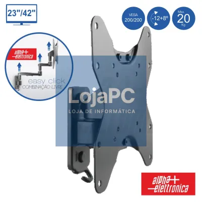 SUPORTE LCD/LED 23/42" 20KG  VESA 200/200
