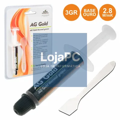 TUBO PASTA TÉRMICA DOURADA 3G AG
