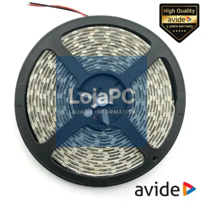 FITA 300 LEDS 3528 4000K 12V 5M IP65 AVIDE