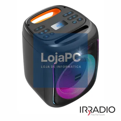 Coluna Amplificada 6" Bluetooth Bat/USB/AUX/SD/TWS RGB