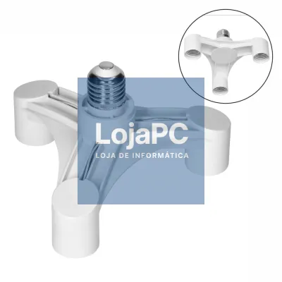 Casquilho Adaptador De E27 P/ 3x E27 VIRONE