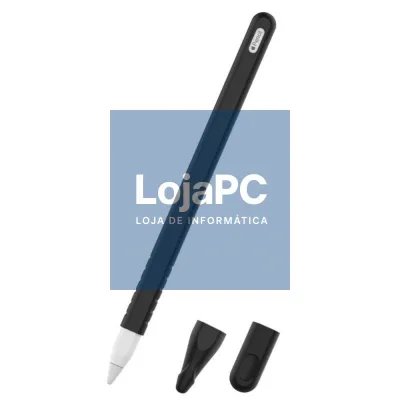 Capa Silicone Preta P/ Caneta APPLE PENCIL 2