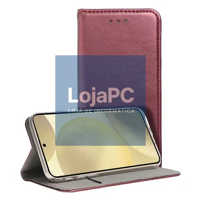 COOL Flip Cover for Samsung S926 Galaxy S24 Plus / S25 Plus Smooth Burgundy