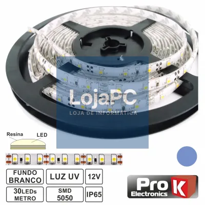 FITA 300 LEDS 5050 IMPERMEÁVEL UV 12V 5M