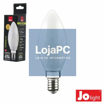 Lâmpada LED E14 Vela Filamento 4.5W 230V 2700K 470lm JOLIGHT