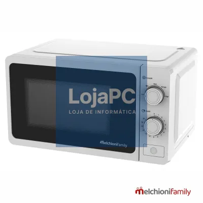 Microondas C/ Grill 20 Litros 700/800W Branco MelchioniFamiy