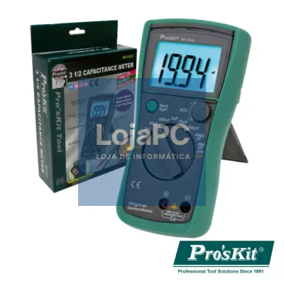 CAPACÍMETRO DIGITAL 3 ½ DÍGITOS RETROILUMINADO PROSKIT