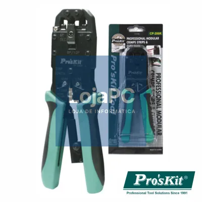 ALICATE DE CRAVAR RJ45/RJ11/RJ12/RJ22 PROSKIT