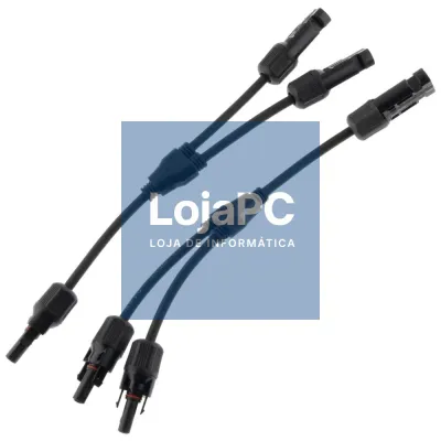 Conjunto de Adaptadores Em Y P/ Fichas Solares 2xMC4