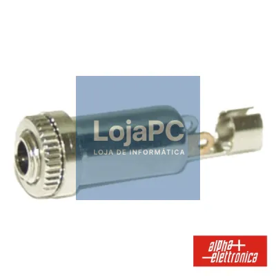 FICHA JACK FÊMEA 3.5MM METÁLICA ST P/ PAINEL