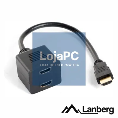 Adaptador HDMI 1 Entrada 2 Saídas LANBERG