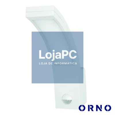 Candeeiro LED 10W 750lm 4000K P/ Exterior C/ Sensor PIR ORNO