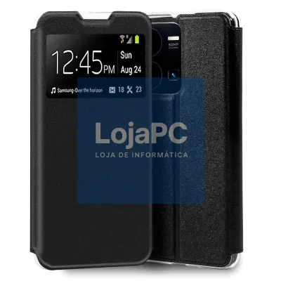 COOL Flip Cover for Vivo Y22s / Y35 Smooth Black