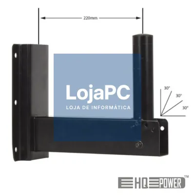 SUPORTE P/ COLUNA PAREDE 50KG HQ POWER
