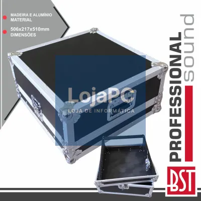 MALA 19" P/ EQUIPAMENTOS DJ 13U BST