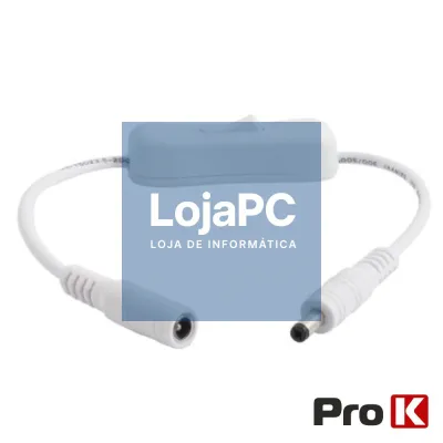Interruptor De Passagem Bipolar C/ Ficha DC 5.5x2.1mm PROK