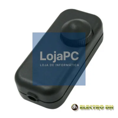 REGULADOR DE LUZ DIMMER 230V 5-100W PRETO