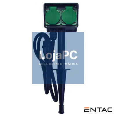 Extensão Elétrica 2x Schuko IP44 Exterior 1.5m