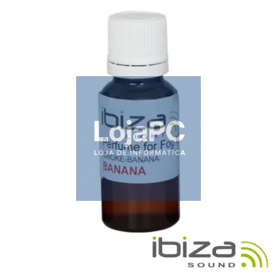 FRAGRÂNCIA P/ MÁQUINA FUMOS BANANA CONCENTRADO IBIZA