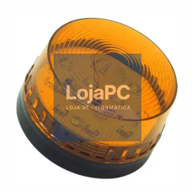 Sinalizador LED Intermitente Laranja 12V