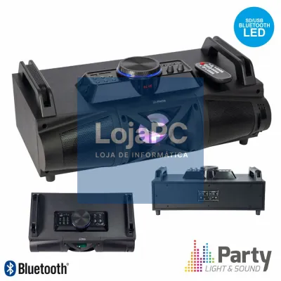 Sistema De Som c/ USB/BT/SD/FM LEDS PARTY